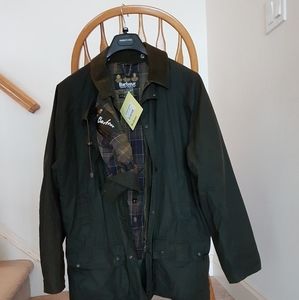 Barbour Beaufort EUC hood LARGE FALL
